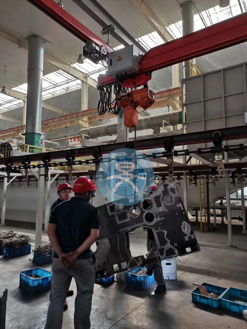 大型鑄鐵件電泳生產線