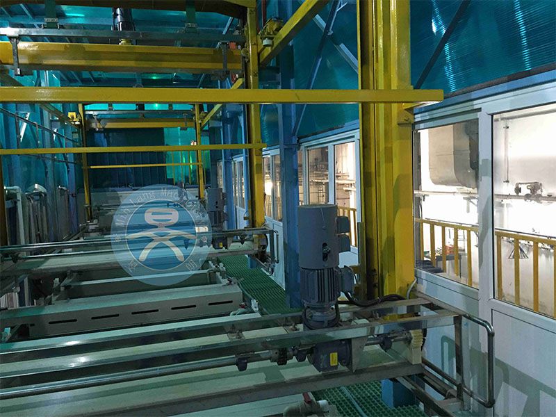 多色龍門電泳生產線